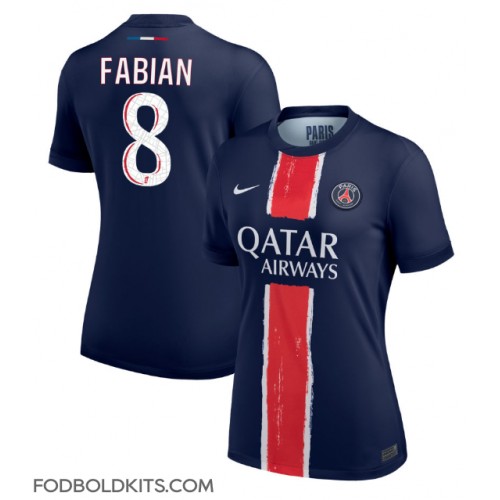 Paris Saint-Germain Fabian Ruiz #8 Hjemmebanetrøje Dame 2024-25 Kortærmet